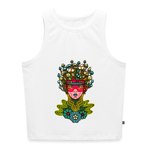 Crop Top La Psiconauta - blanco