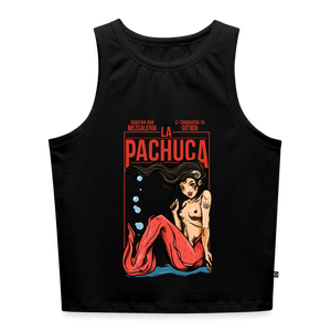 Crop Top La Sirena - negro