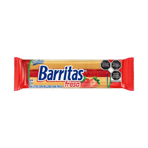 barritas de galletas con fresa