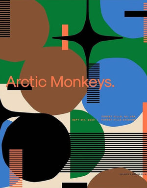 poster concierto Arctic Monkeys fanclub