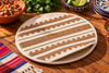 Tortillero mexicano café, tejido a mano